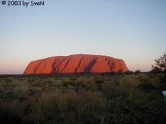 Uluru sunset