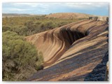 Hyden -auf dem  Wave Rock