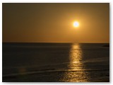 Sonnenunterganeg am Strand von Hvide Sande / Dänemark