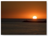 Sonnenunterganeg am Strand von Hvide Sande / Dänemark