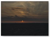 Sonnenuntergang am Strand auf Rømø / Dänemark