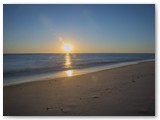 Sonnenunterganeg am Strand von Hvide Sande / Dänemark