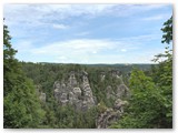 Im Gebiet der Bastei und Schwedenlöchern