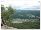 Blick vom Lilienstein auf Königstein