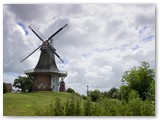 Eine der Zwillingsmühlen  in Greetsiel / Ostfriesland