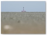 Westerhever Leuchtturm vom Strand von St Peter Ording