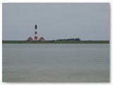 Westerhever Leuchtturm vom Strand von St Peter Ording