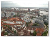 Hamburg - Blick vom  Kircheturm  St. Michaelis (Michel)