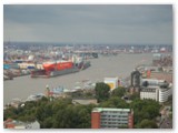 Hamburg - Blick vom  Kircheturm  St. Michaelis (Michel)