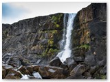 Öxarárfoss im Þingvellir-Nationalpark