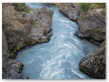 Am Barnafoss und Hraunfossar