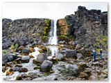 Öxarárfoss, im Þingvellir-Nationalpark