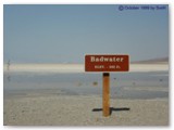 Death Valley - Badwater 85,5m unter'm Meeresspiegel